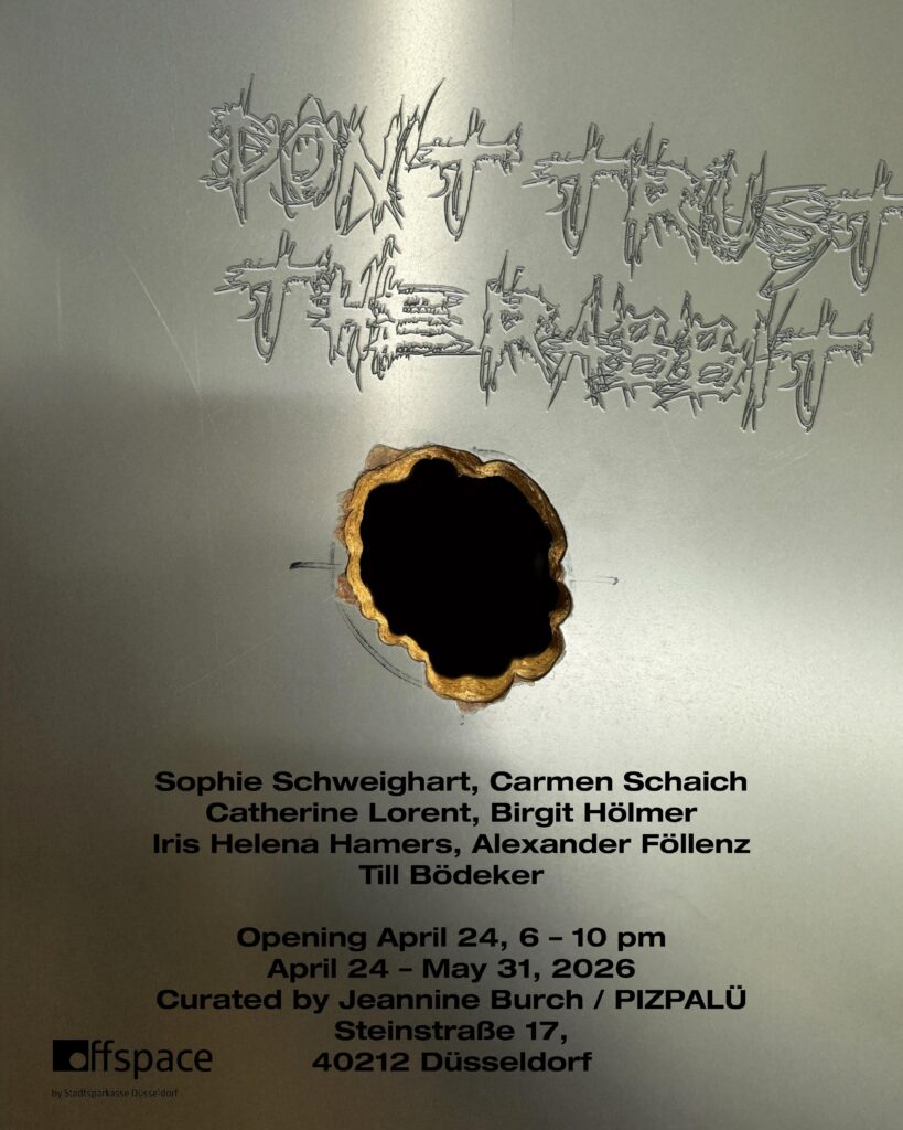 Ausstellung „DON’T TRUST THE RABBIT“ im Off-Space by Stadtsparkasse Düsseldorf 1 Flyer0426 2